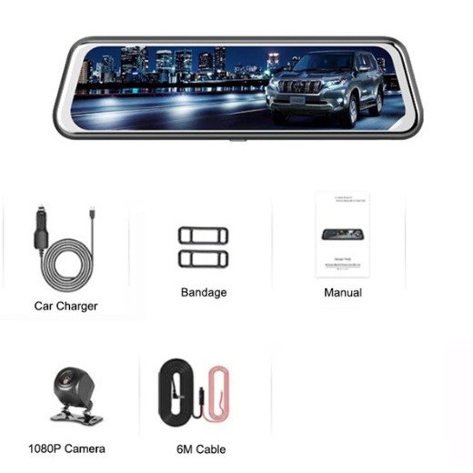 Κάμερα καταγραφής αυτοκινήτου: 1080p, μνήμη 16GB, φωτογραφίες 1MP, λειτουργία βίντεο πριν και μετά