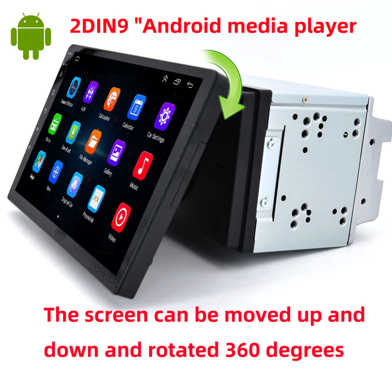 2DIN universāla visu-in-one auto multimediju navigācija ar GPS, Bluetooth un Wi‑Fi, 12V DC barošana, 4×45W, TN/IPS 2.5D ekrāns