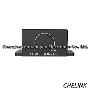 Автомобилен аудио усилвател с регулатор на звука, RCA вход/изход LC-1 – Chuangyan, PVC корпус, CE сертифициран, за аудио и видео