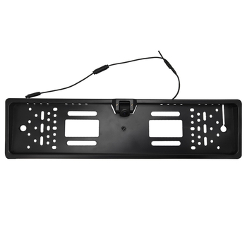 Automobilio galinio vaizdo kamera su registracijos numerio rėmeliu, belaidė Wi‑Fi, modelis EWC-160, 12V, 1280x720, reguliuojamas kampas, H.264