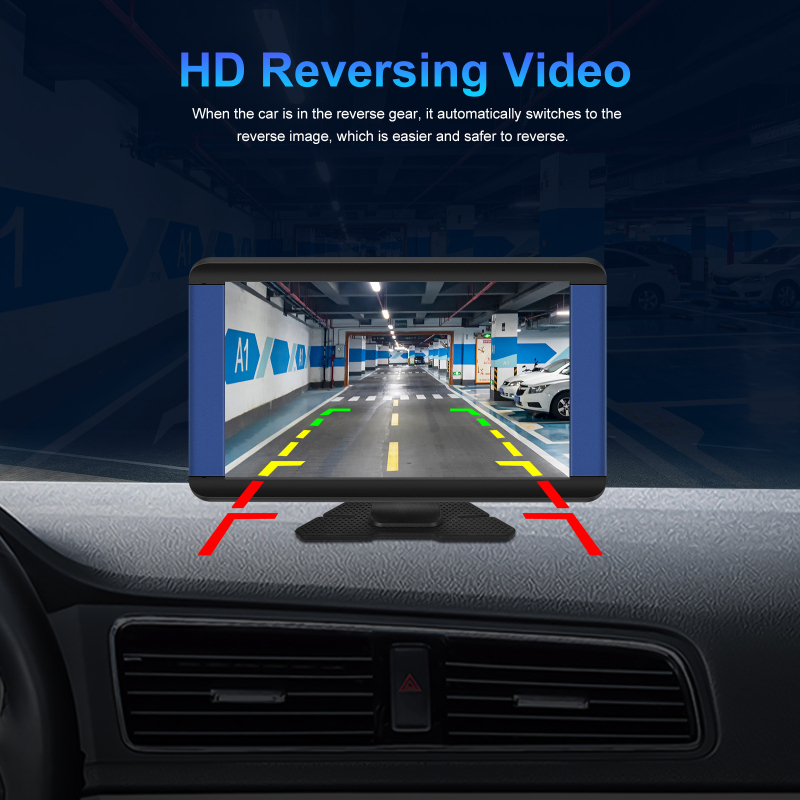 Universālā auto PND iekārta ar CarPlay/Android Auto/Apple AirPlay/TF kartes atbalstu; HD ekrāns; izšķirtspēja 1024×600; modelis f133; pielāgota apstrāde