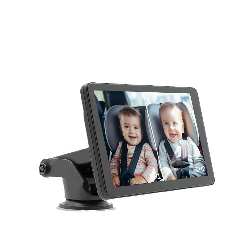 Auto LCD monitor H01 bērniem – LCD displejs, 1080P, digitālais ievads