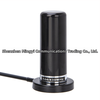 Κινητή κεραία αυτοκινήτου με βεντούζα, διπλής ζώνης 144/430 MHz, εμβέλεια 10–50 χλμ, χωρίς μπαταρία, για επικοινωνίες