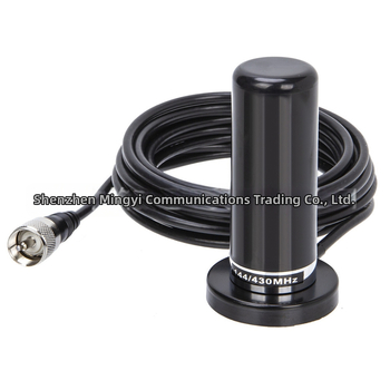 Κινητή κεραία αυτοκινήτου με βεντούζα, διπλής ζώνης 144/430 MHz, εμβέλεια 10–50 χλμ, χωρίς μπαταρία, για επικοινωνίες