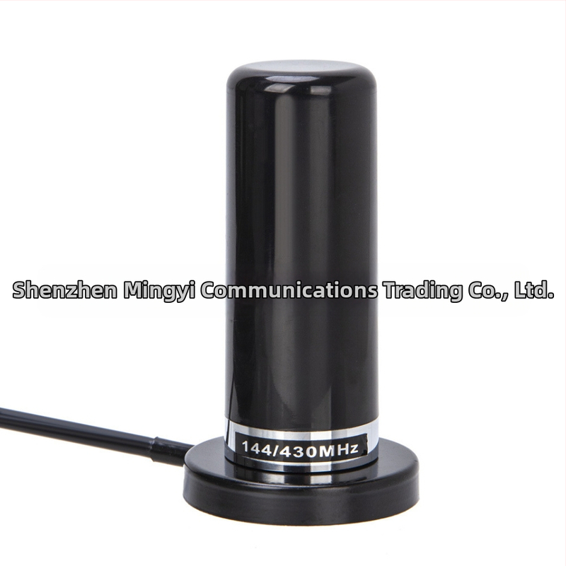 Автомобилна антена за радиокомуникации със вакуумна чашка, двойна честота 144/430 MHz, обхват 10–50 км, без батерия, за комуникации