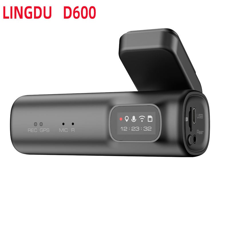 Автомобилен видеорегистратор с предна и задна двойна леща, 2160P, 150° широк ъгъл, нощно виждане, Wi‑Fi