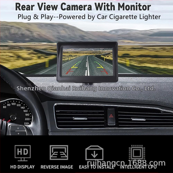 RH5011 automobiļu LCD displejs, divvirzienu ievade, 480x365 izšķirtspēja, svars 350 g