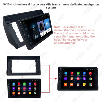 FEELDO πλαίσιο ταμπλό με Android πλοήγηση για Mazda 2 — ABS πλαστικό