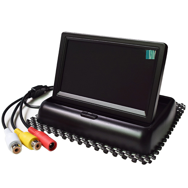 Automašīnas LCD ekrāns YL-430, TFT LCD, 480x272 izšķirtspēja, divas AV ieejas, PAL/NTSC saderīgs