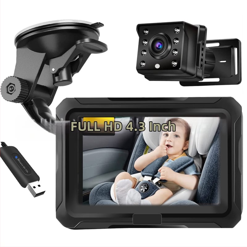 Automašīnas atpakaļgaitas monitors CLT-805, IPS ekrāns, 1920x1080, PAL formāts