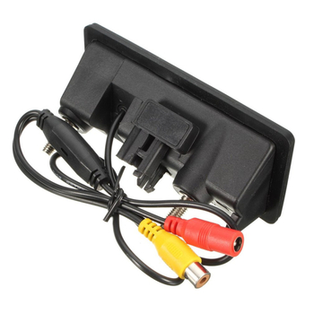 Atbulinės eigos vaizdo kamera VW Passat B5, Golf, Polo, Jetta, Tiguan ir Audi A3/A4 – LS8002, 12V, vaizdo kampas 155–175°, 1920x1080, NTSC/PAL