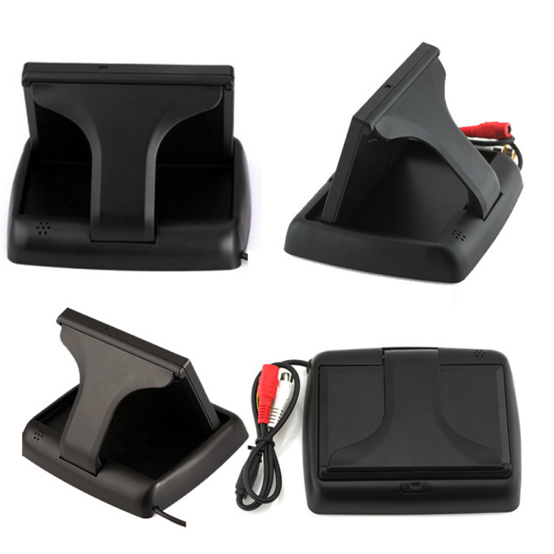 Atpakaļskata ekrāns CLT-509, TFT ekrāns, 800x480 izšķirtspēja, AV ieeja, universāla savietojamība