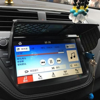 Automobilio navigacinio įrenginio ekrano skydelis, universalus suderinamumas, storesnis dizainas, montavimas elektrostatiniais lipdukais