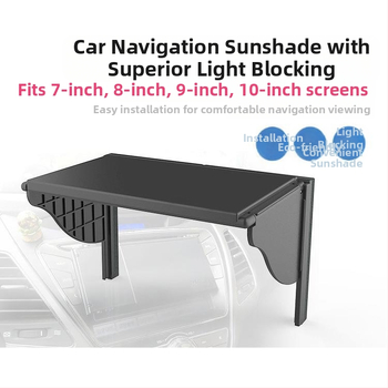 Automobilio navigacinio įrenginio ekrano skydelis, universalus suderinamumas, storesnis dizainas, montavimas elektrostatiniais lipdukais