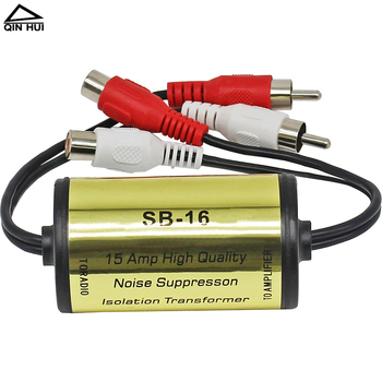 Automobiļu audio trokšņu izolators un interferences novēršana, stereo ar kopīgu zemējumu, audio filtrs, pielāgota apstrāde — Yino wolf