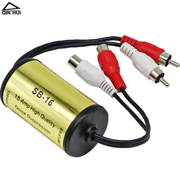 Automobiļu audio trokšņu izolators un interferences novēršana, stereo ar kopīgu zemējumu, audio filtrs, pielāgota apstrāde — Yino wolf