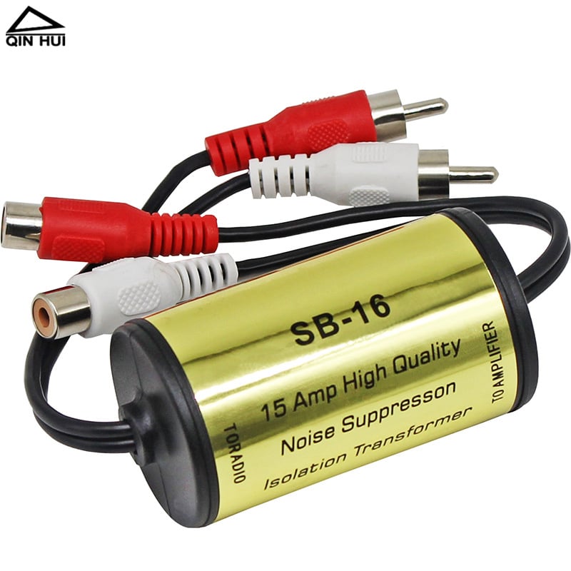 Automobilių garso triukšmo izoliatorius, anti-trukdymo, stereo su bendru žeme, garso filtras, pritaikomas apdorojimas — Yino wolf