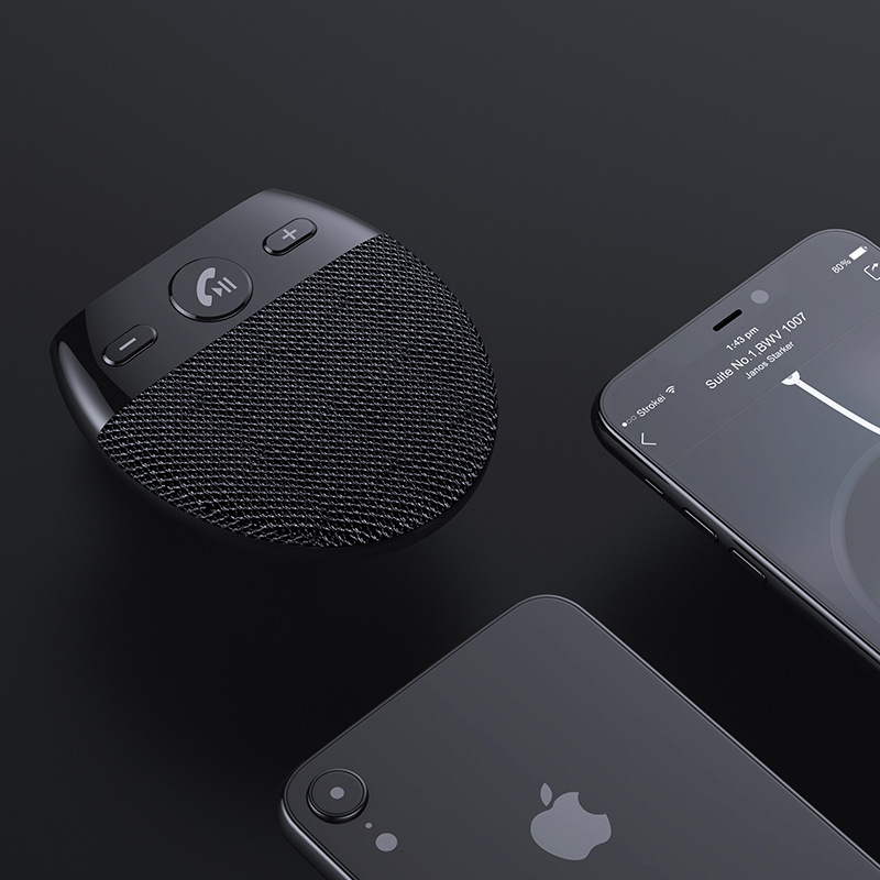 Bluetooth auto Hands-Free ar uzstādīšanu uz saules viziera - Mikrofona jutīgums -42 dB; Zvana skaļrunis pretestība 4 Ω; Zvana skaļrunja jauda 2 W