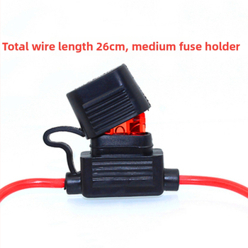 5 vnt saugiklių laikiklio rinkinys su 12 AWG laidu ir 30A saugikliu