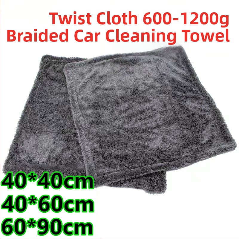Automobilių plovimo rankšluostis – dvipusė, storesnio pynimo audinys, itin sugeria, 1200 g