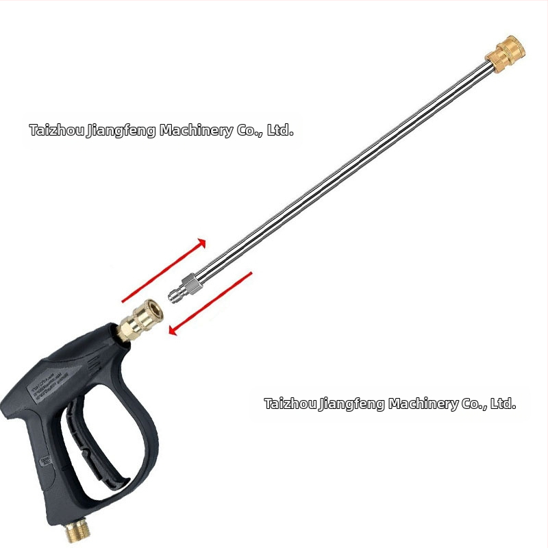 Неръждаема стомана разширителна пръчка за водоструйка с високо налягане, 1/4 бързо включване, 5000 psi (Марка: Jiangfeng; Материал: неръждаема стомана; Свързване: 1/4 бързо включване; Произход: Zhejiang; Тегло: 0.2)