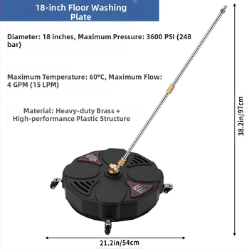 Aukšto slėgio plovimo priedas, apvalus valymo diskas, modelis DD-C09, medžiaga vario-plastikas, prekės ženklas Other