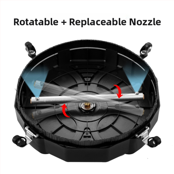 Aukšto slėgio plovimo priedas, apvalus valymo diskas, modelis DD-C09, medžiaga vario-plastikas, prekės ženklas Other