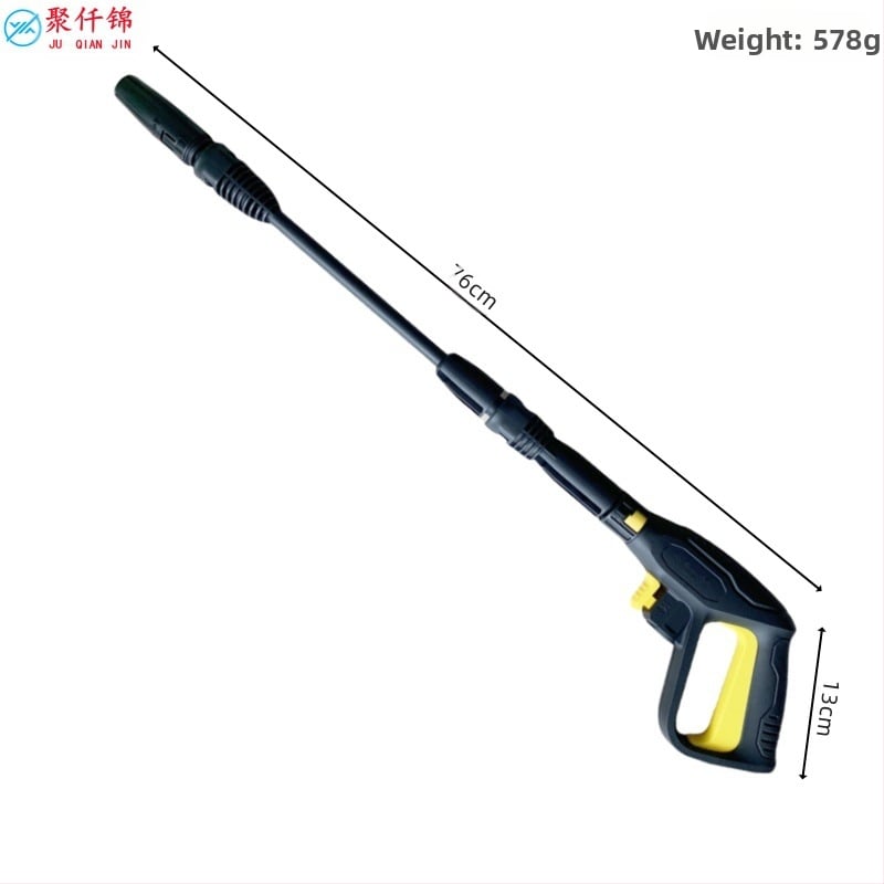 Jumei jin automašīnas mazgāšanas ūdens pistole, plastmasas korpuss, spiediens 80 Pa, ventilatora formas strūklas