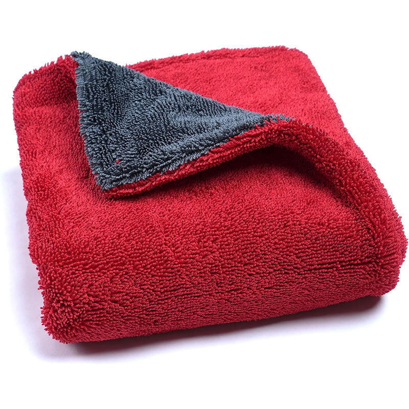 Automobilio skudurėlis, mikropluoštas, 1200gsm, su spaustom logotipu, spiralinės juostų dizainas, labai sugerianti automobilių valymui