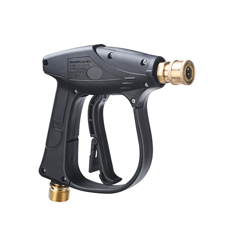 Wanrong augstas spiediena auto mazgāšanas pistole, vara galva, inženierplastmasas rokturis, ūdens spiediens 4350, izsmidzināšanas attālums 10