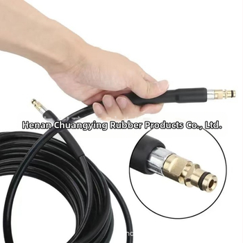 CY-1165 PVC-καουτσούκ σωλήνας υψηλής πίεσης για πλύσιμο αυτοκινήτων και πιεστήριο; σύνδεση M22-14/15; συμβατό με Kärcher; 0,1 kg/m