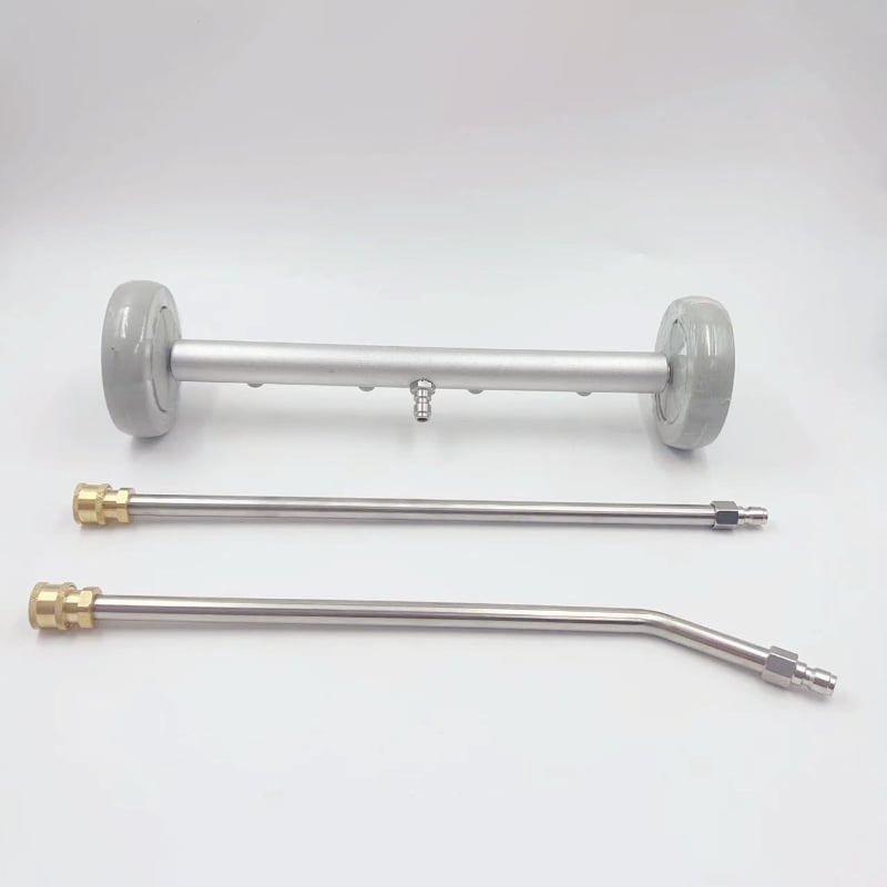 Rige automobilio šono ploviklis ir kelio šluostė, dviejų paskirčių paviršiaus valytuvas, 4000 psi, aliuminio lydinys, 1550 g