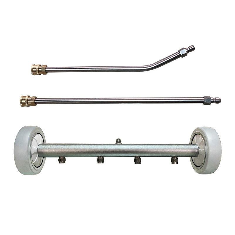 Rige automobilio šono ploviklis ir kelio šluostė, dviejų paskirčių paviršiaus valytuvas, 4000 psi, aliuminio lydinys, 1550 g