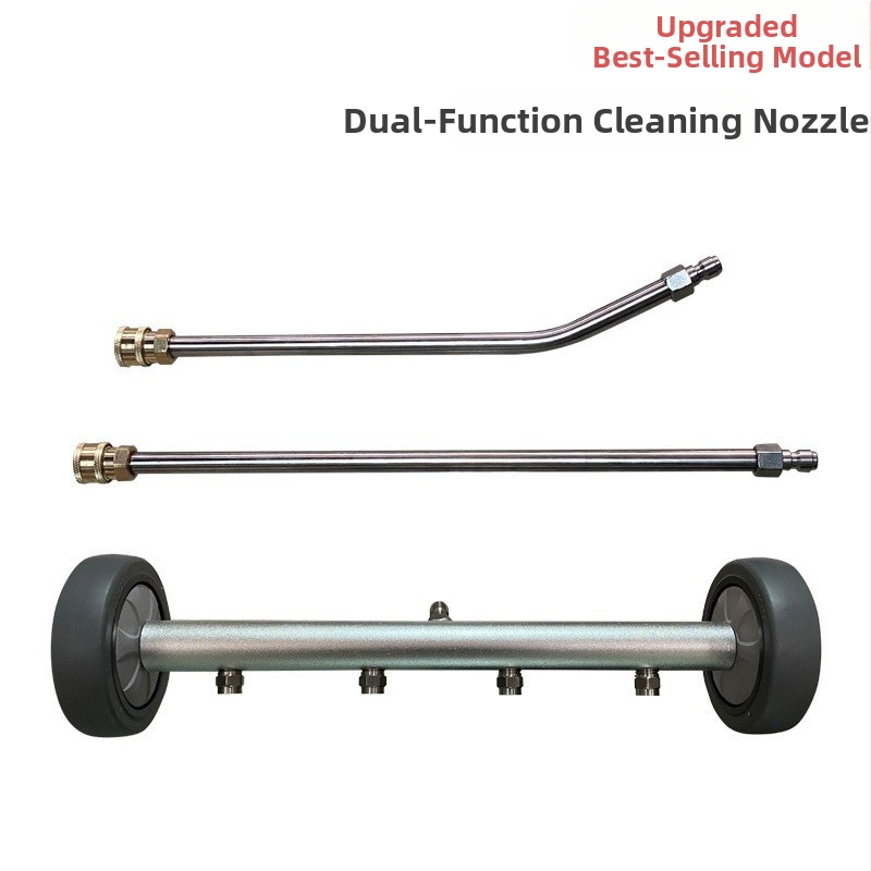 Rige automobilio šono ploviklis ir kelio šluostė, dviejų paskirčių paviršiaus valytuvas, 4000 psi, aliuminio lydinys, 1550 g