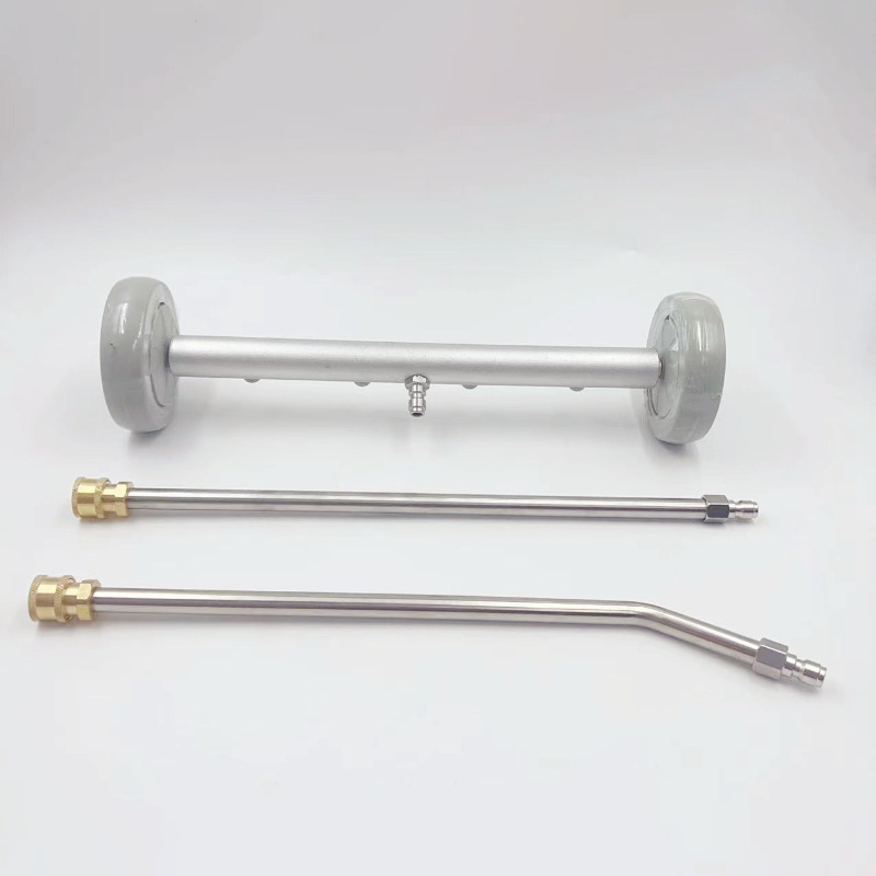 Rige automobilio šono ploviklis ir kelio šluostė, dviejų paskirčių paviršiaus valytuvas, 4000 psi, aliuminio lydinys, 1550 g