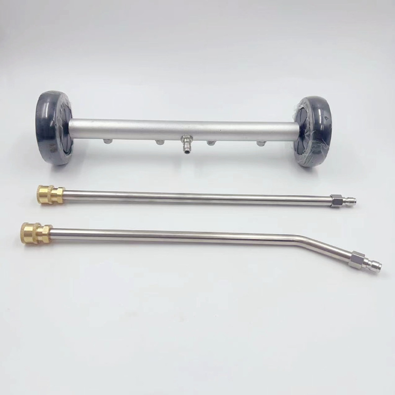 Rige automobilio šono ploviklis ir kelio šluostė, dviejų paskirčių paviršiaus valytuvas, 4000 psi, aliuminio lydinys, 1550 g