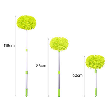 Αναδιπλούμενη σκούπα καθαρισμού αυτοκινήτων από αλουμινίου κράμα, μάρκα Can Jie, υλικό Chenille