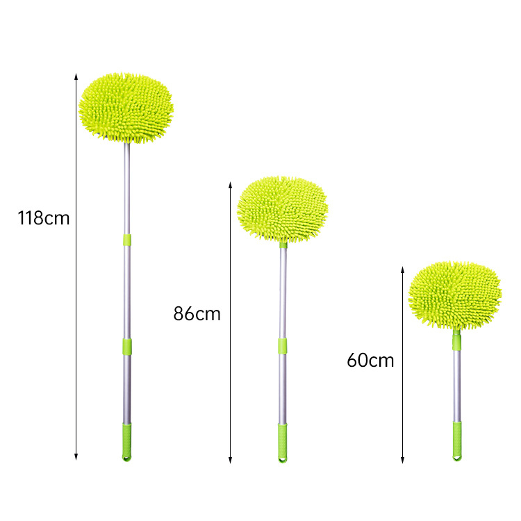 Rozťahovací mop pre umývanie auta z hliníkovej zliatiny, značka Can Jie, materiál Chenille