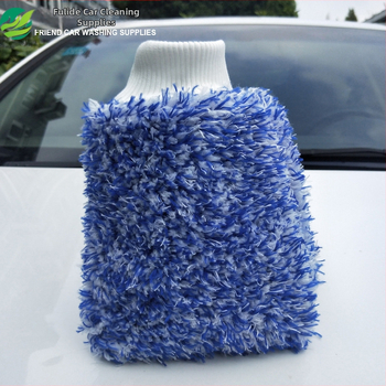 Γάντια αυτοκινήτου από μακριές ίνες κοραλλιού φλίς – διπλής όψεως Chenille για πλύσιμο και καθαρισμό αυτοκινήτου