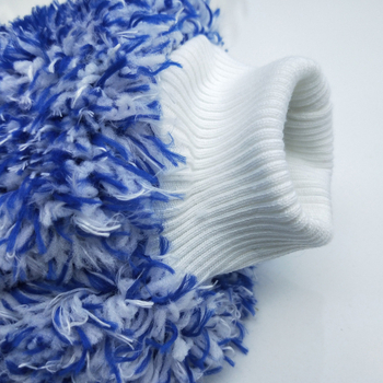 Γάντια αυτοκινήτου από μακριές ίνες κοραλλιού φλίς – διπλής όψεως Chenille για πλύσιμο και καθαρισμό αυτοκινήτου