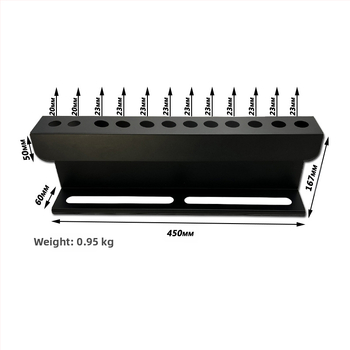 De Xin Hao κράμα ράφι εργαλείων καθαρισμού για λεπτές βούρτσες και κανάκια ποτίσματος (διπλής λειτουργίας κρεμάστρα)