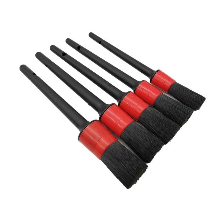 Set de 5 pensule pentru interiorul mașinii, utilizare duală pentru spațiile dintre componente și gurile de ventilație, material PP
