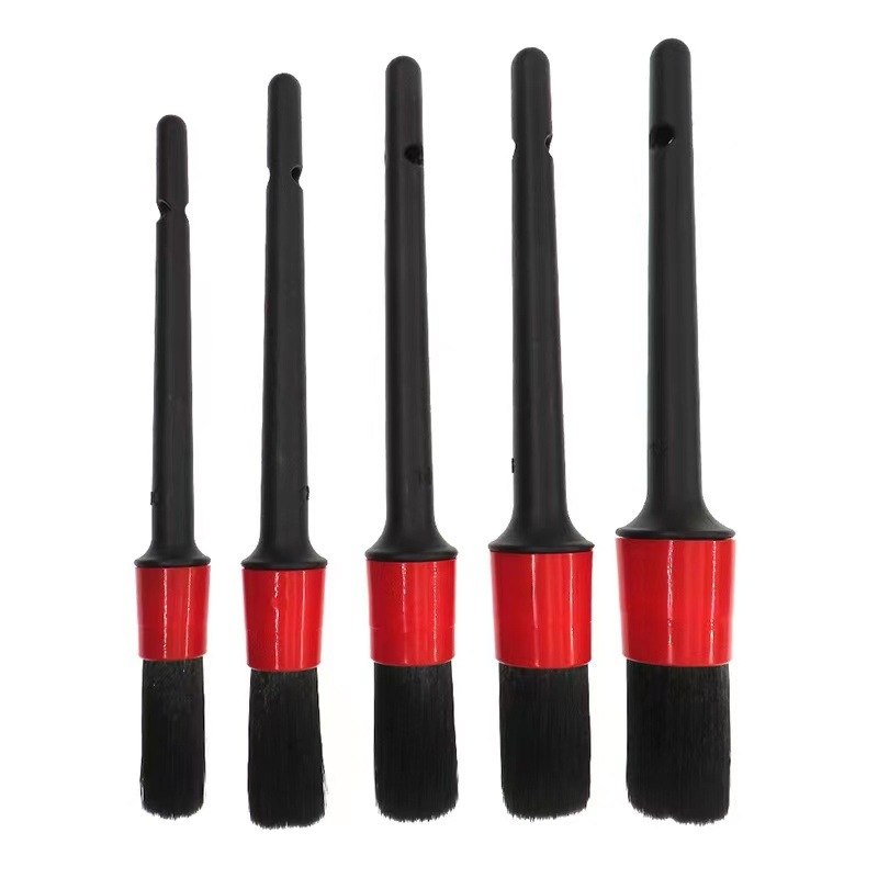 Set de 5 pensule pentru interiorul mașinii, utilizare duală pentru spațiile dintre componente și gurile de ventilație, material PP