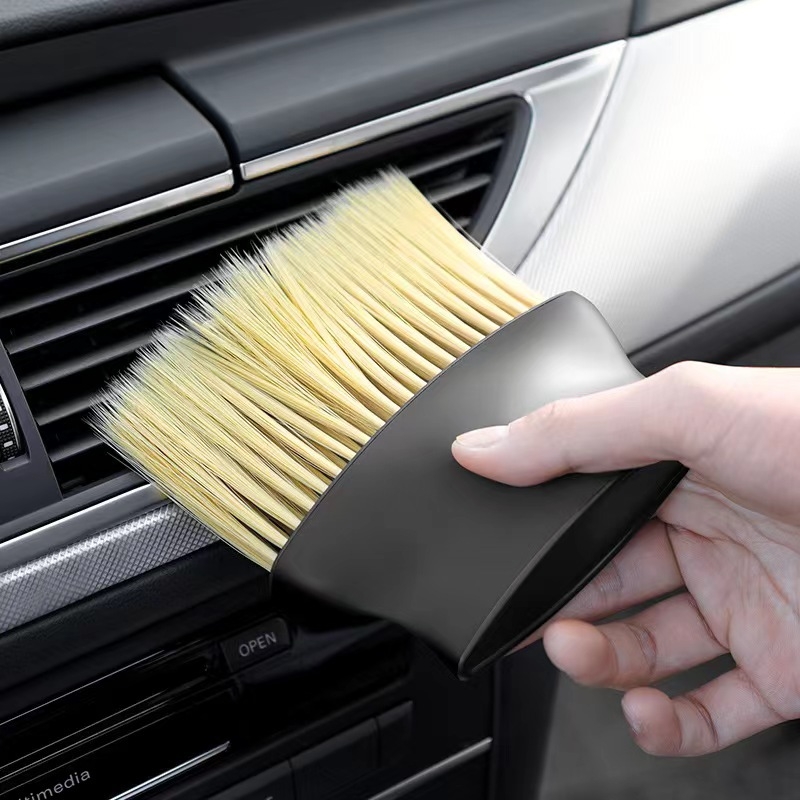 Shengfeng Da Autó belső tisztító sörtés kefe levegőcsatornákhoz — puha nylon gyapjú, modell: Air outlet brush