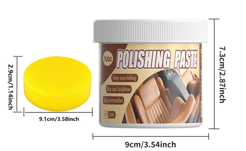 Auto interjera ādas glancēšanas krēms – Ifubo, šķidra sastāva, derīguma termiņš 3 gadi, licencētas privātās preču zīmes