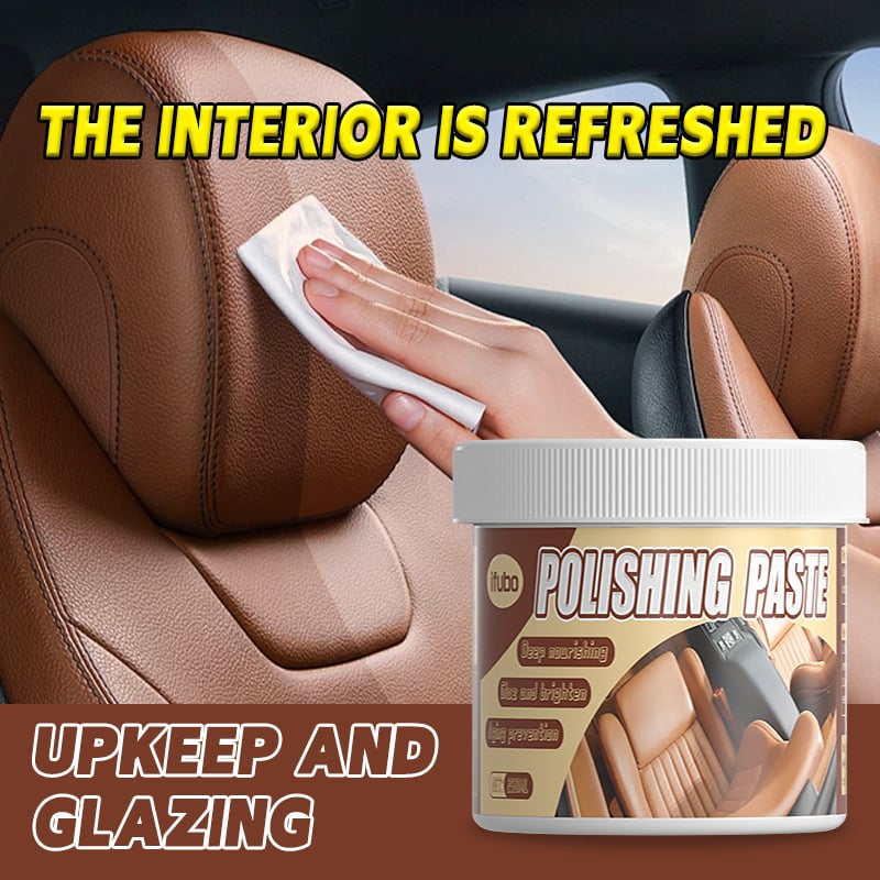 Auto interjera ādas glancēšanas krēms – Ifubo, šķidra sastāva, derīguma termiņš 3 gadi, licencētas privātās preču zīmes