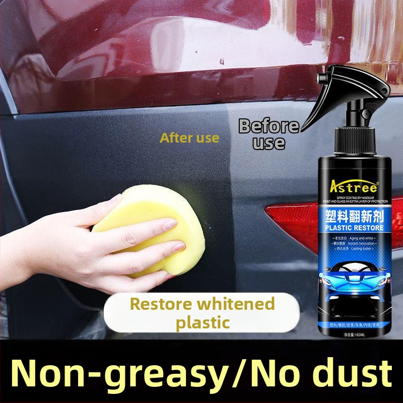 Automašīnas plastmasas atjaunotājs panelim un iekšējai apdarei — modelis AS-slfxj; galvenās sastāvdaļas: organiskā skābe, gravēšanas līdzeklis, deionizēts ūdens; derīguma termiņš: pieci gadi.