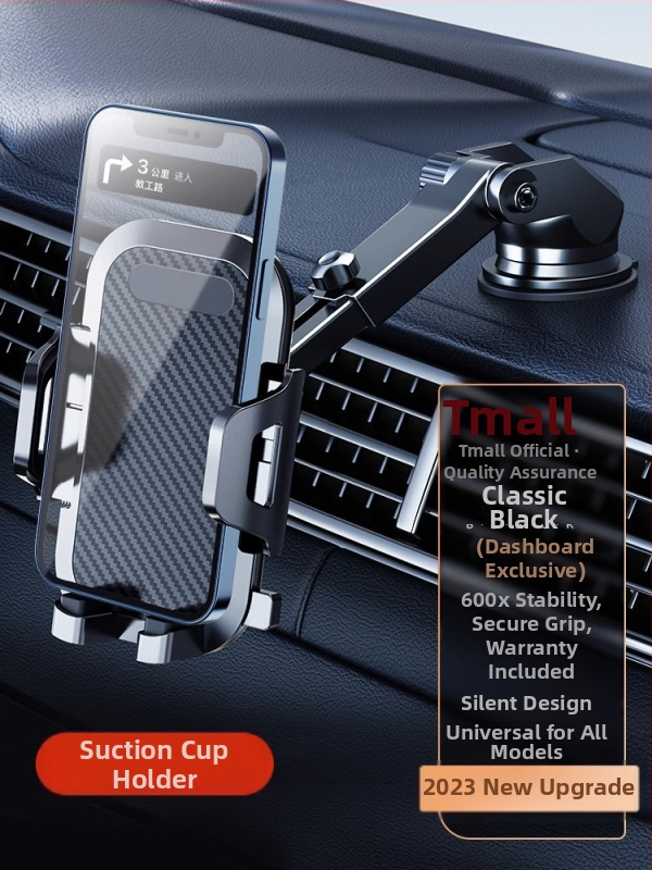 Flash suport universal pentru telefon de mașină cu ventuză, pentru bord sau conductă de ventilație