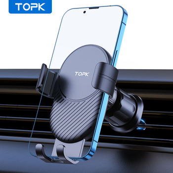 TopK suport pentru telefon auto – montaj prin clic pe conducta de ventilație, compatibilitate generală, suport pentru navigație, opțiuni de personalizare
