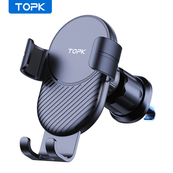 TopK suport pentru telefon auto – montaj prin clic pe conducta de ventilație, compatibilitate generală, suport pentru navigație, opțiuni de personalizare